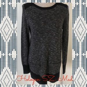 Halogen🍃 Womens Long sleeve two tone  🧶knit sweater Medium